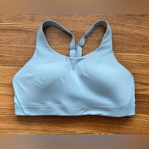 Athleta 36D Light Blue Racerback Sports Bra
